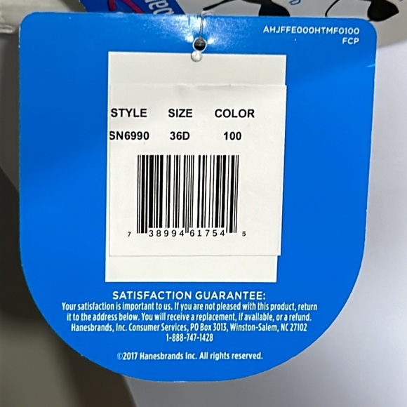 NWT Maidenform White Ultimate Stay Put, Stay Up Power Band Strapless Bra Sz 36D - Picture 5 of 16